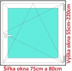 Plastov okna OS SOFT ka 75 a 80cm